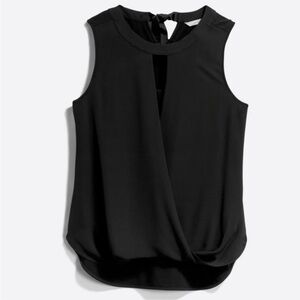 NWT Black 41 Hawthorn Charcoal Sleeveless Blouse